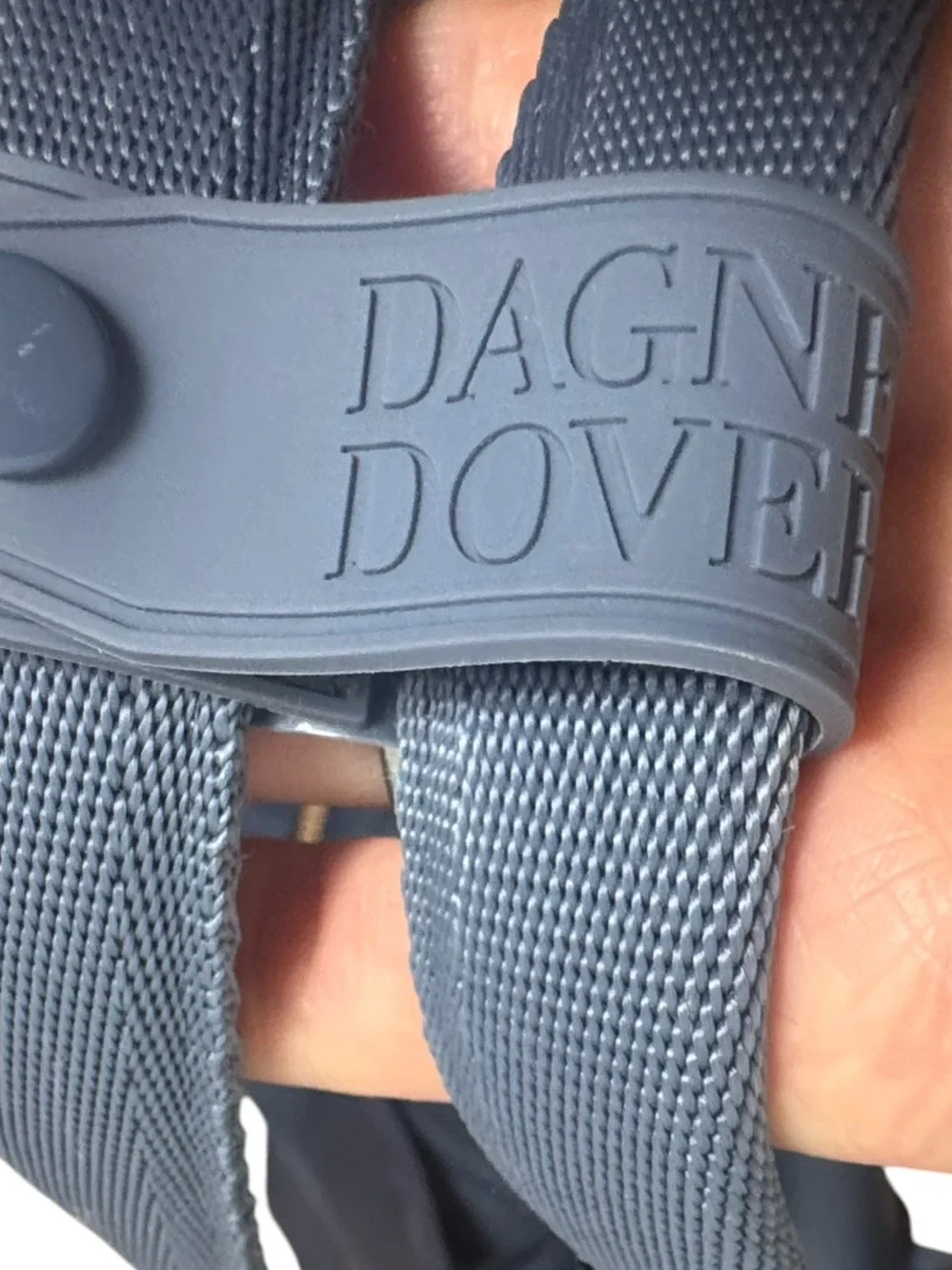Dagne Dover Large Landon Caryall Duffle Bag Weekender Ash Blue LIMITED EDITION